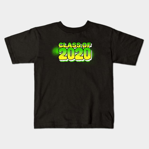 Class of 2020 Kids T-Shirt by Sabahmd